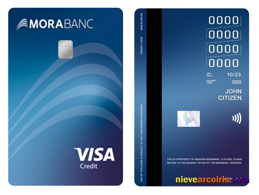 Andorra Mocabanc visa credit card